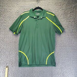 Columbia Shirt Mens Medium Green Golf Omni-Wick Cut Away Polo Moisture-Wicking
